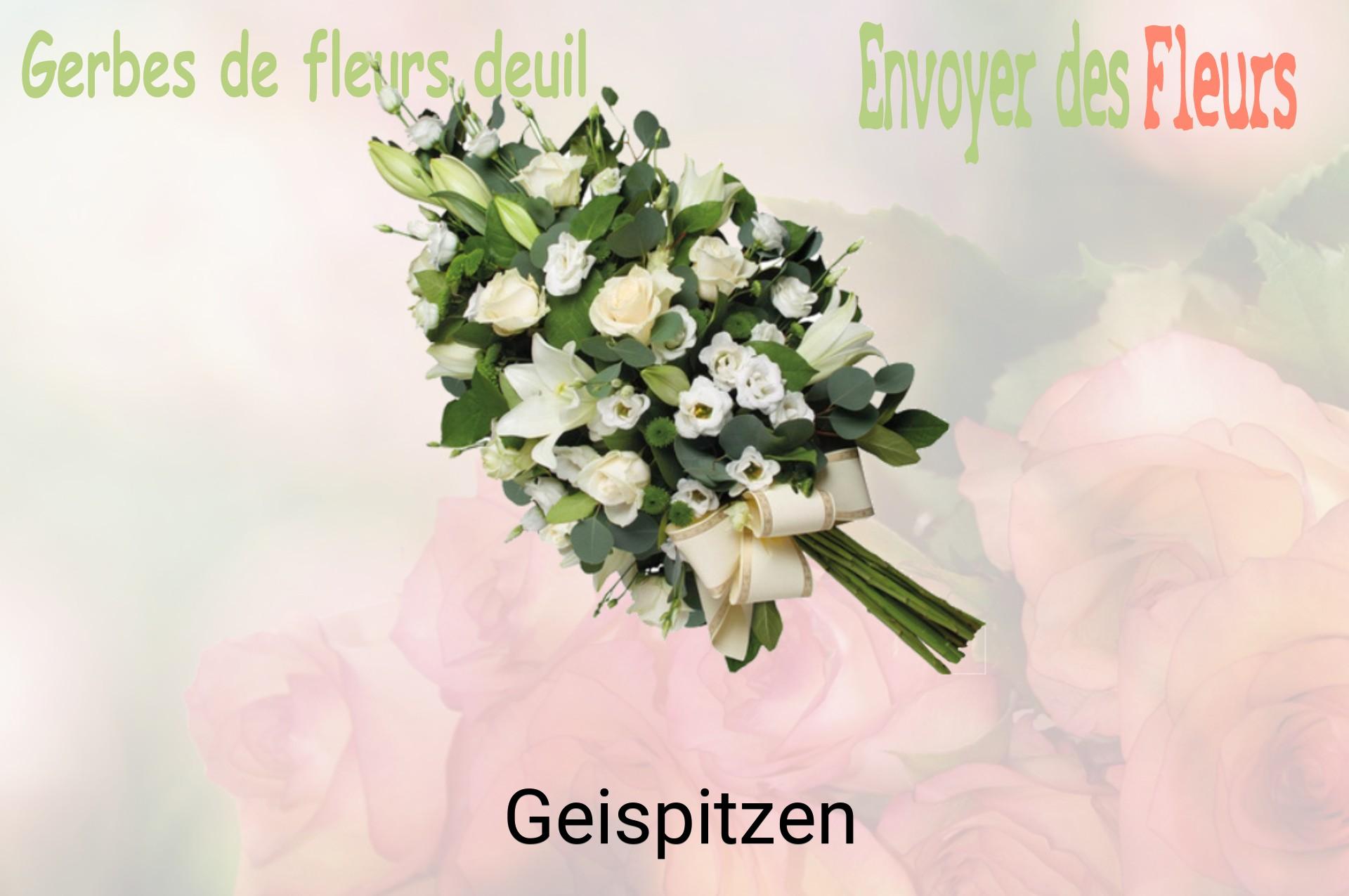 Gerbe de fleurs de deuil livrée à Geispitzen
